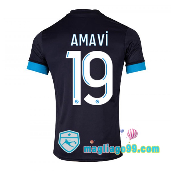 Magliago - Passione Maglie Thai Affidabili Basso Costo Online Shop | Maglia Marsiglia OM (AMAVI 19) Seconda Nero 2022/2023
