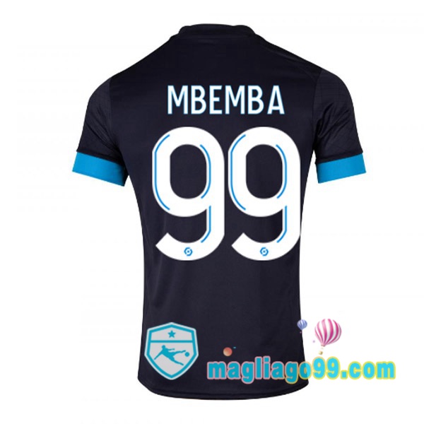 Magliago - Passione Maglie Thai Affidabili Basso Costo Online Shop | Maglia Marsiglia OM (MBEMBA 99) Seconda Nero 2022/2023