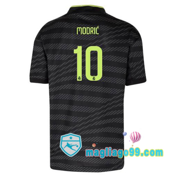 Magliago - Passione Maglie Thai Affidabili Basso Costo Online Shop | Maglia Real Madrid (Modrić 10) Terza Nero 2022/2023