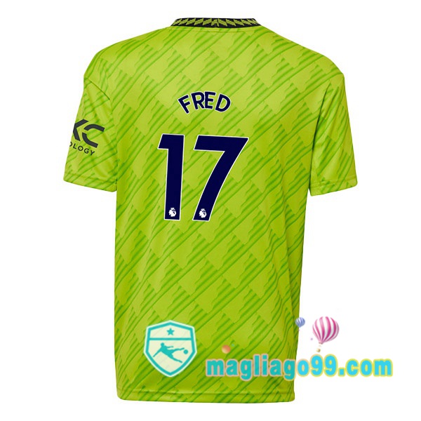 Magliago - Passione Maglie Thai Affidabili Basso Costo Online Shop | Maglia Manchester United (FRED 17) Terza Verde 2022/2023