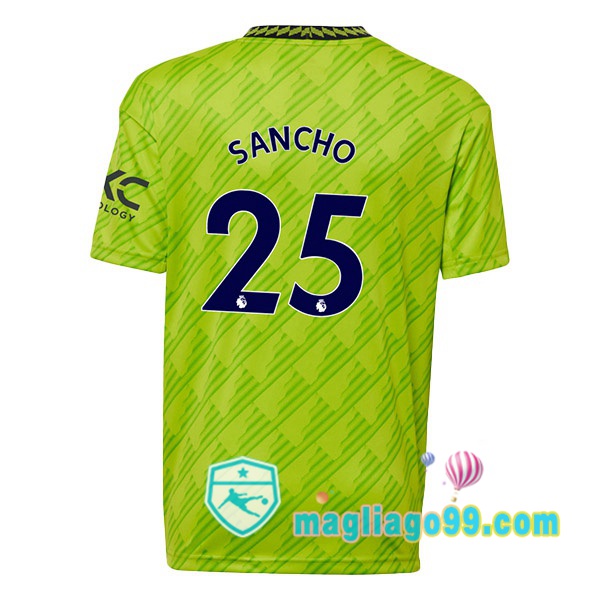 Magliago - Passione Maglie Thai Affidabili Basso Costo Online Shop | Maglia Manchester United (SANCHO 25) Terza Verde 2022/2023