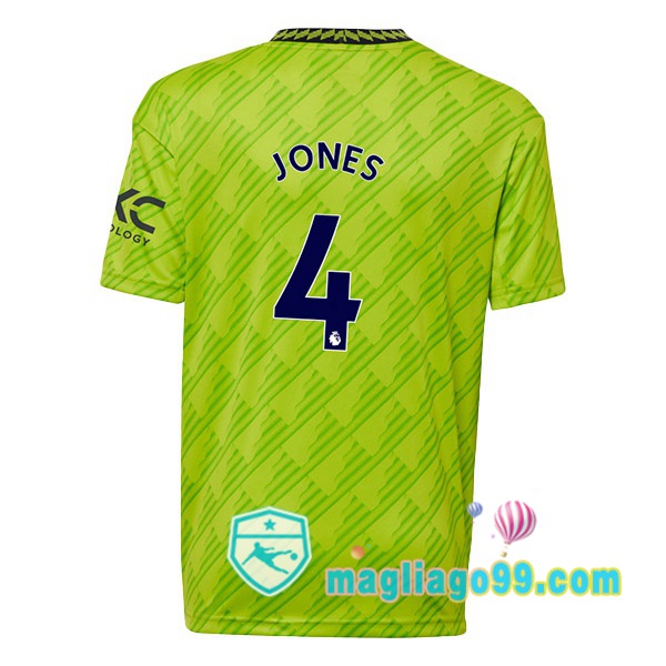 Magliago - Passione Maglie Thai Affidabili Basso Costo Online Shop | Maglia Manchester United (JONES 4) Terza Verde 2022/2023