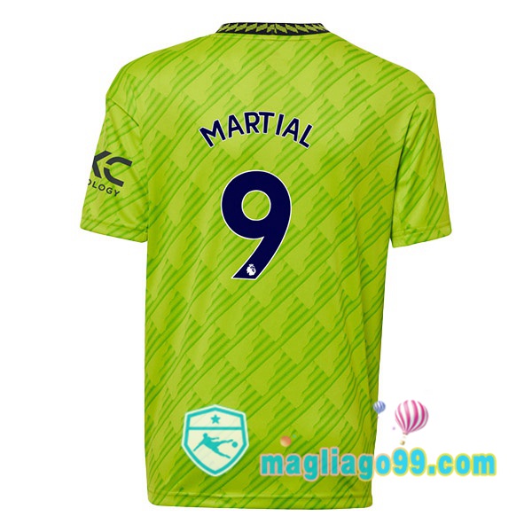 Magliago - Passione Maglie Thai Affidabili Basso Costo Online Shop | Maglia Manchester United (MARTIAL 9) Terza Verde 2022/2023