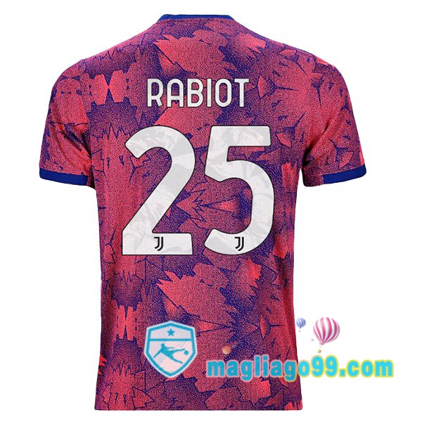Magliago - Passione Maglie Thai Affidabili Basso Costo Online Shop | Maglia Juventus (RABIOT 25) Seconda Rosa 2022/2023