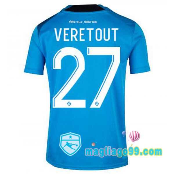 Magliago - Passione Maglie Thai Affidabili Basso Costo Online Shop | Maglia Marsiglia OM (VERETOUT 27) Terza Blu 2022/2023