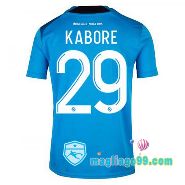 Magliago - Passione Maglie Thai Affidabili Basso Costo Online Shop | Maglia Marsiglia OM (KABORE 29) Terza Blu 2022/2023