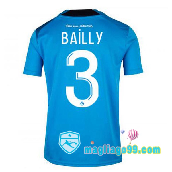 Magliago - Passione Maglie Thai Affidabili Basso Costo Online Shop | Maglia Marsiglia OM (BAILLY 3) Terza Blu 2022/2023