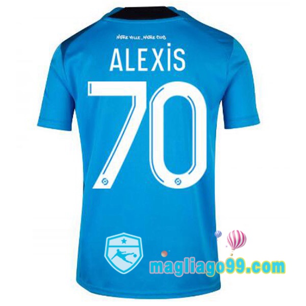 Magliago - Passione Maglie Thai Affidabili Basso Costo Online Shop | Maglia Marsiglia OM (ALEXIS 70) Terza Blu 2022/2023