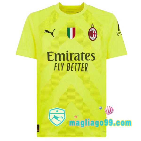 Magliago - Passione Maglie Thai Affidabili Basso Costo Online Shop | Maglia AC Milan Portiere Giallo 2022/2023
