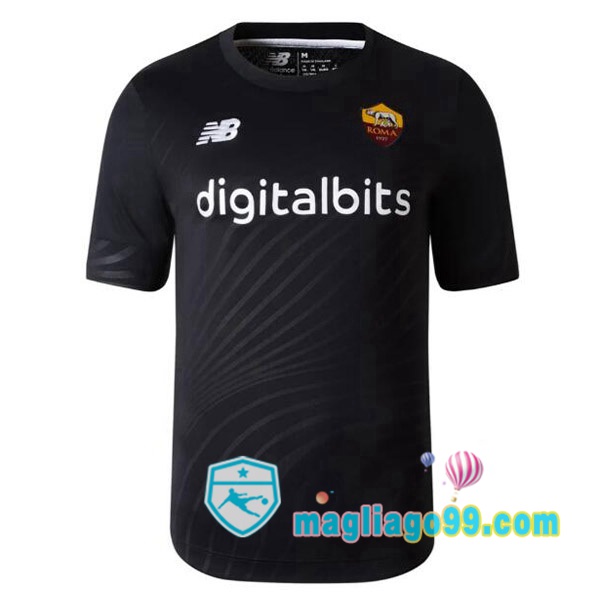 Magliago - Passione Maglie Thai Affidabili Basso Costo Online Shop | Maglia AS Roma Portiere Nero 2022/2023