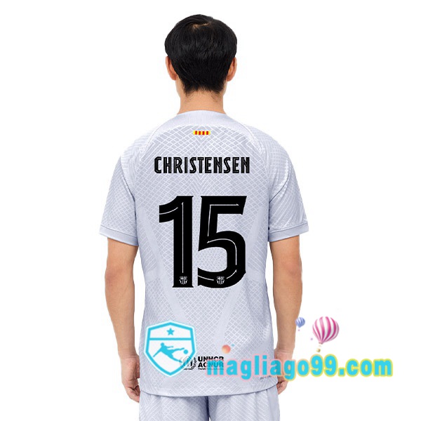 Magliago - Passione Maglie Thai Affidabili Basso Costo Online Shop | Maglia FC Barcellona (CHRISTENSEN 15) Terza Grigio 2022/2023