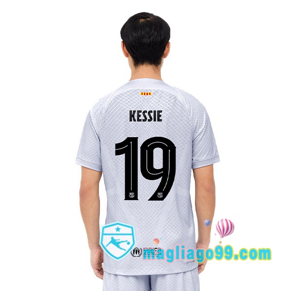 Magliago - Passione Maglie Thai Affidabili Basso Costo Online Shop | Maglia FC Barcellona (KESSIE 19) Terza Grigio 2022/2023