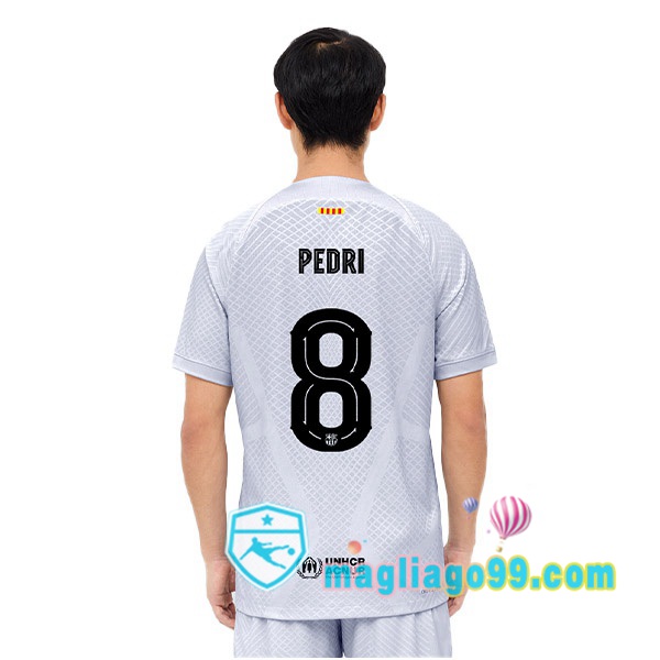 Magliago - Passione Maglie Thai Affidabili Basso Costo Online Shop | Maglia FC Barcellona (PEDRI 8) Terza Grigio 2022/2023