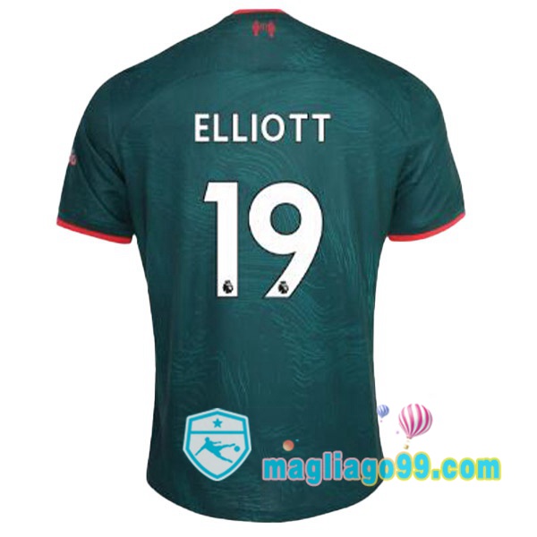 Magliago - Passione Maglie Thai Affidabili Basso Costo Online Shop | Maglia FC Liverpool (ELLIOTT 19) Terza Verde 2022/2023