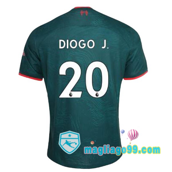 Magliago - Passione Maglie Thai Affidabili Basso Costo Online Shop | Maglia FC Liverpool (DIOGO J. 20) Terza Verde 2022/2023