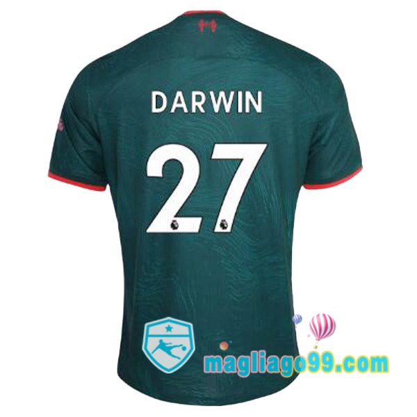 Magliago - Passione Maglie Thai Affidabili Basso Costo Online Shop | Maglia FC Liverpool (DARWIN 27) Terza Verde 2022/2023