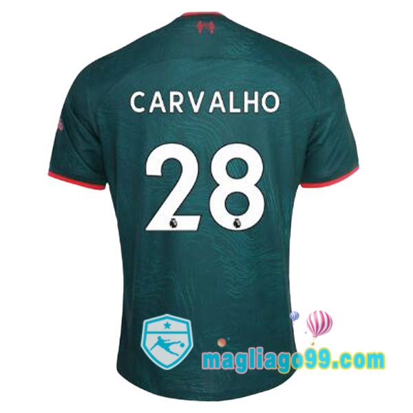 Magliago - Passione Maglie Thai Affidabili Basso Costo Online Shop | Maglia FC Liverpool (CARVALHO 28) Terza Verde 2022/2023