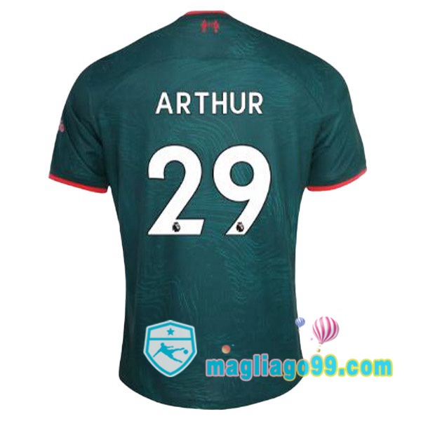Magliago - Passione Maglie Thai Affidabili Basso Costo Online Shop | Maglia FC Liverpool (ARTHUR 29) Terza Verde 2022/2023