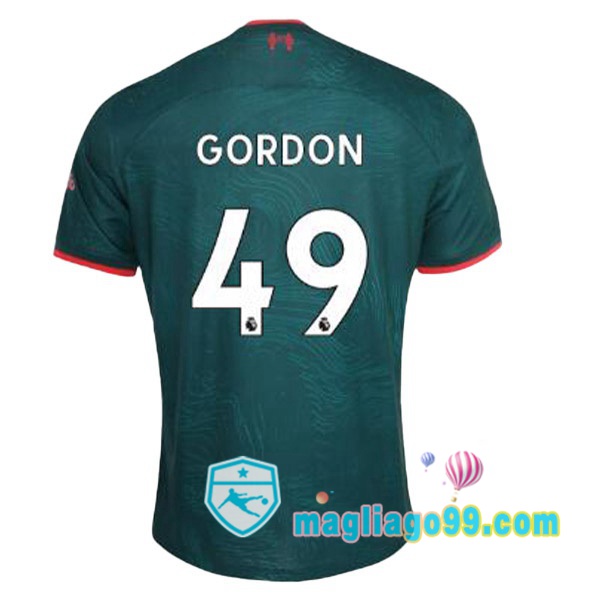 Magliago - Passione Maglie Thai Affidabili Basso Costo Online Shop | Maglia FC Liverpool (GORDON 49) Terza Verde 2022/2023