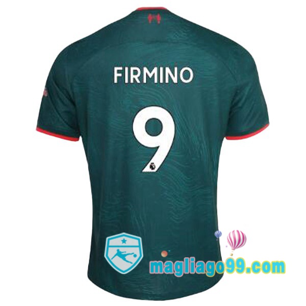 Magliago - Passione Maglie Thai Affidabili Basso Costo Online Shop | Maglia FC Liverpool (FIRMINO 9) Terza Verde 2022/2023