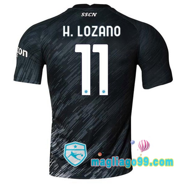 Magliago - Passione Maglie Thai Affidabili Basso Costo Online Shop | Maglia SSC Napoli (H. Lozano 11) Terza Nero 2022/2023
