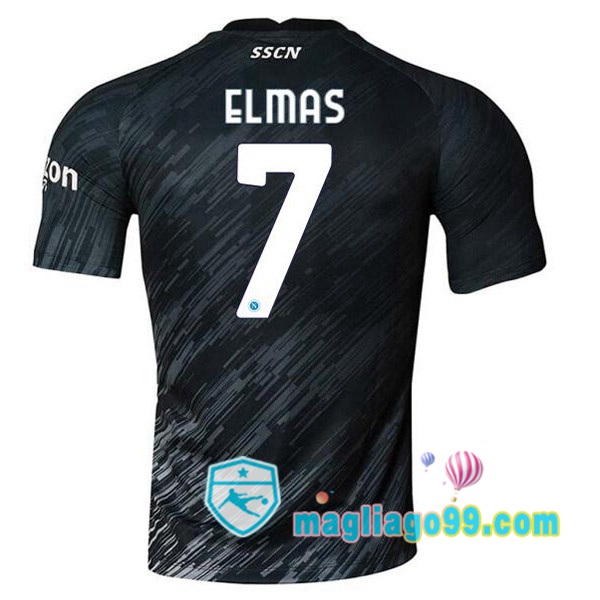 Magliago - Passione Maglie Thai Affidabili Basso Costo Online Shop | Maglia SSC Napoli (Elmas 7) Terza Nero 2022/2023