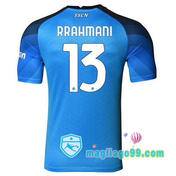 Magliago - Passione Maglie Thai Affidabili Basso Costo Online Shop | Maglia SSC Napoli (Rrahmani 13) Prima Blu 2022/2023