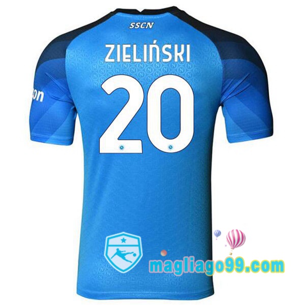 Magliago - Passione Maglie Thai Affidabili Basso Costo Online Shop | Maglia SSC Napoli (Zieliński 20) Prima Blu 2022/2023
