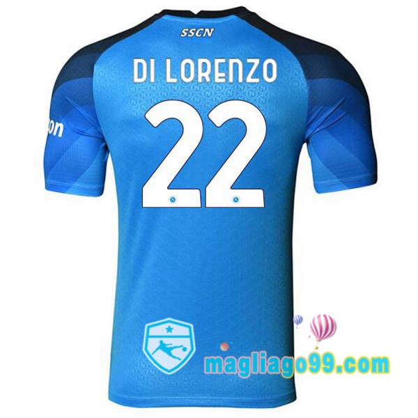 Magliago - Passione Maglie Thai Affidabili Basso Costo Online Shop | Maglia SSC Napoli (Di Lorenzo 22) Prima Blu 2022/2023