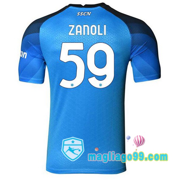 Magliago - Passione Maglie Thai Affidabili Basso Costo Online Shop | Maglia SSC Napoli (Zanoli 59) Prima Blu 2022/2023