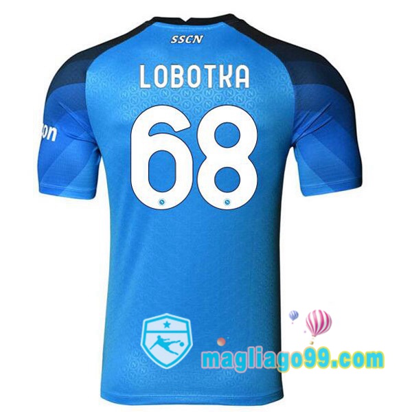 Magliago - Passione Maglie Thai Affidabili Basso Costo Online Shop | Maglia SSC Napoli (Lobotka 68) Prima Blu 2022/2023