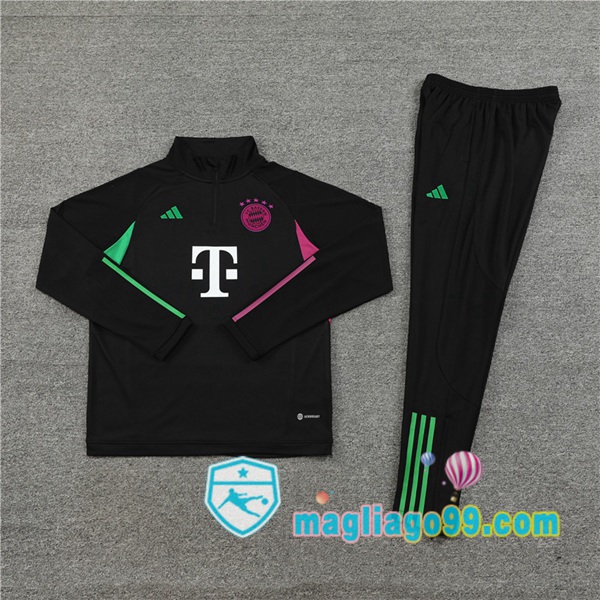 Tuta da Allenamento Bayern Monaco Nero 2023/2024