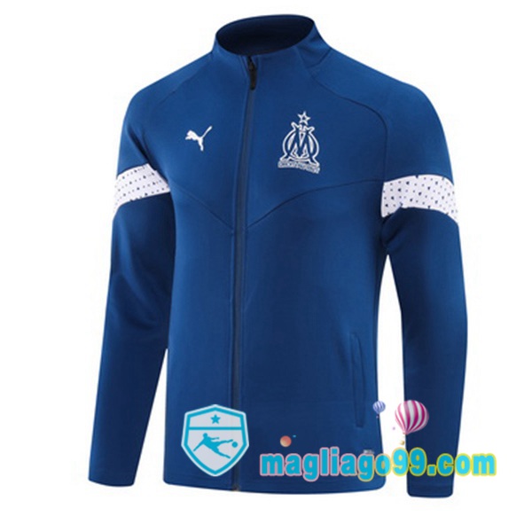 Magliago - Passione Maglie Thai Affidabili Basso Costo Online Shop | Giacca Calcio Marsiglia OM Blu Royal 2023/2024