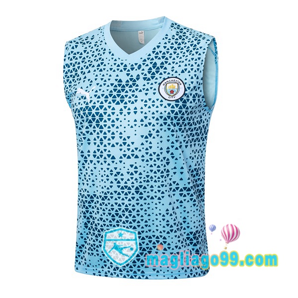 Magliago - Passione Maglie Thai Affidabili Basso Costo Online Shop | Gilet Calcio Manchester City Blu 2023/2024