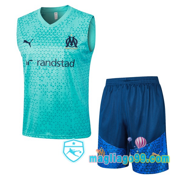 Magliago - Passione Maglie Thai Affidabili Basso Costo Online Shop | Gilet Calcio Marsiglia OM + Shorts Blu 2023/2024