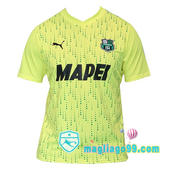 Magliago - Passione Maglie Thai Affidabili Basso Costo Online Shop | Maglia US Sassuolo Terza Verde Giallo 2023/2024