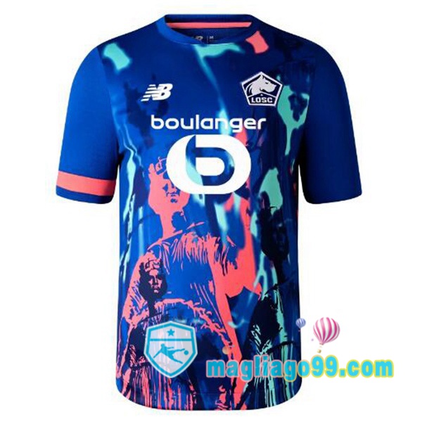 Magliago - Passione Maglie Thai Affidabili Basso Costo Online Shop | Maglia Lille OSC Quattro Blu 2023/2024