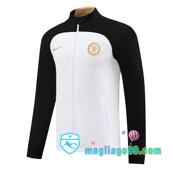 Magliago - Passione Maglie Thai Affidabili Basso Costo Online Shop | Giacca Calcio FC Chelsea Bianco 2023/2024