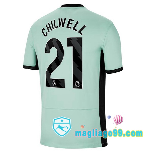 Magliago - Passione Maglie Thai Affidabili Basso Costo Online Shop | Maglia FC Chelsea (Chilwell 21) Terza Verde 2023/2024