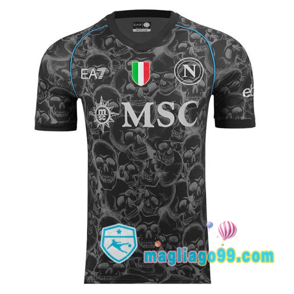 Magliago - Passione Maglie Thai Affidabili Basso Costo Online Shop | Maglia SSC Napoli Halloween Nero 2023/2024