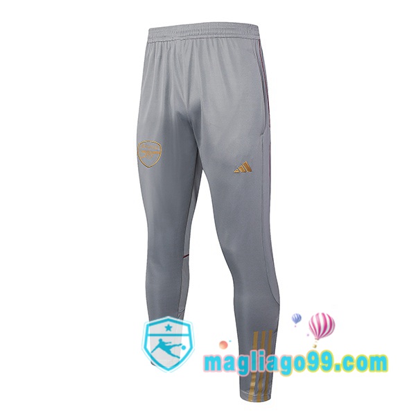 Magliago - Passione Maglie Thai Affidabili Basso Costo Online Shop | Pantaloni Da Allenamento Arsenal Grigio 2023/2024
