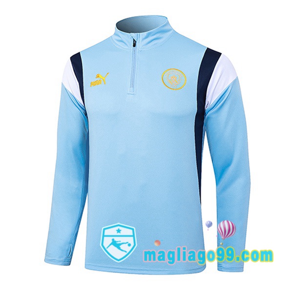 Magliago - Passione Maglie Thai Affidabili Basso Costo Online Shop | Felpa Calcio Manchester City Blu 2023/2024