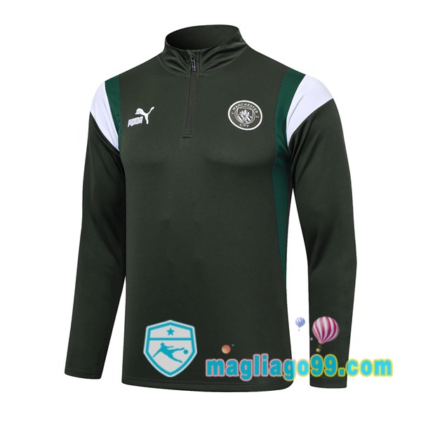 Magliago - Passione Maglie Thai Affidabili Basso Costo Online Shop | Felpa Calcio Manchester City Verde 2023/2024