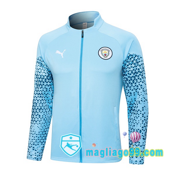 Magliago - Passione Maglie Thai Affidabili Basso Costo Online Shop | Giacca Calcio Manchester City Blu 2023/2024