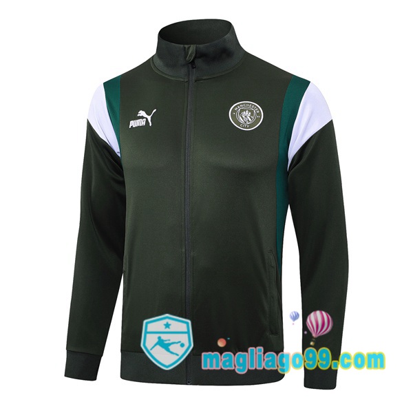 Magliago - Passione Maglie Thai Affidabili Basso Costo Online Shop | Giacca Calcio Manchester City Verde 2023/2024