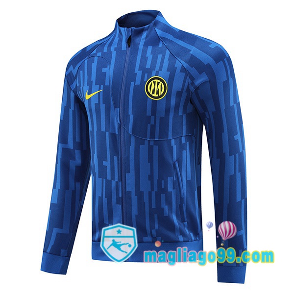 Magliago - Passione Maglie Thai Affidabili Basso Costo Online Shop | Giacca Calcio Inter Milan Blu 2023/2024