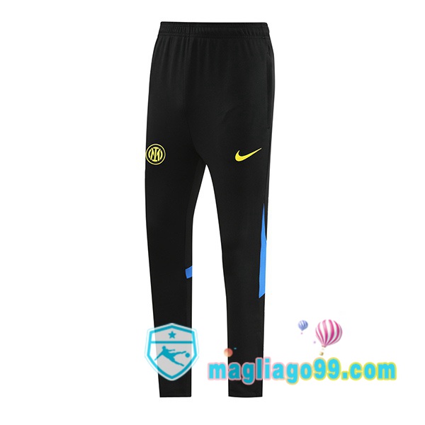 Magliago - Passione Maglie Thai Affidabili Basso Costo Online Shop | Pantaloni Da Allenamento Inter Milan Nero 2023/2024