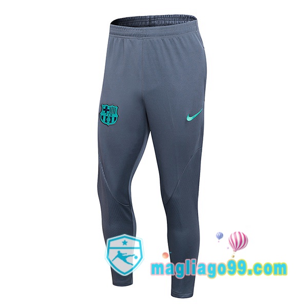 Magliago - Passione Maglie Thai Affidabili Basso Costo Online Shop | Pantaloni Da Allenamento FC Barcellona Grigio 2023/2024