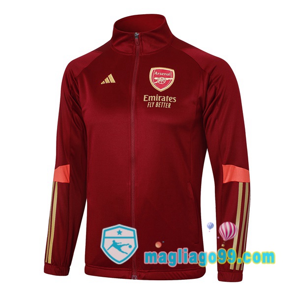 Magliago - Passione Maglie Thai Affidabili Basso Costo Online Shop | Giacca Calcio Arsenal Rosso 2023/2024