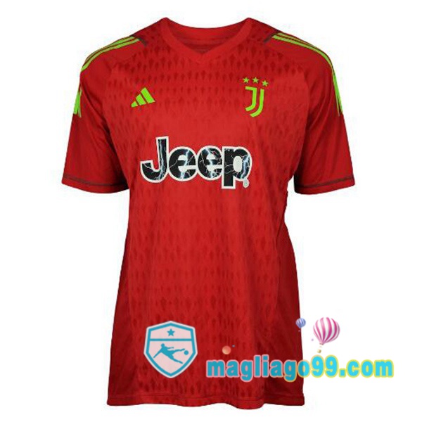 Magliago - Passione Maglie Thai Affidabili Basso Costo Online Shop | Maglia Juventus Prima Portiere Rosso 2023/2024